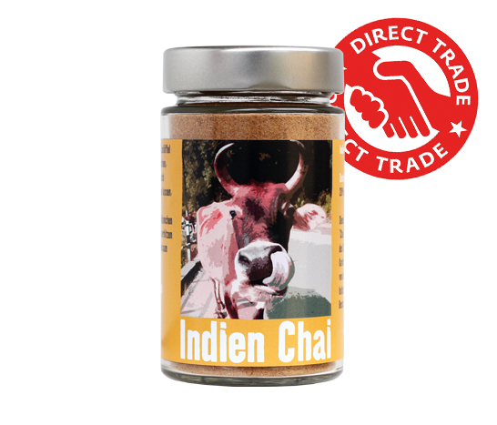 Indien Chai Tee Glas Verpackung Gewürzmischung